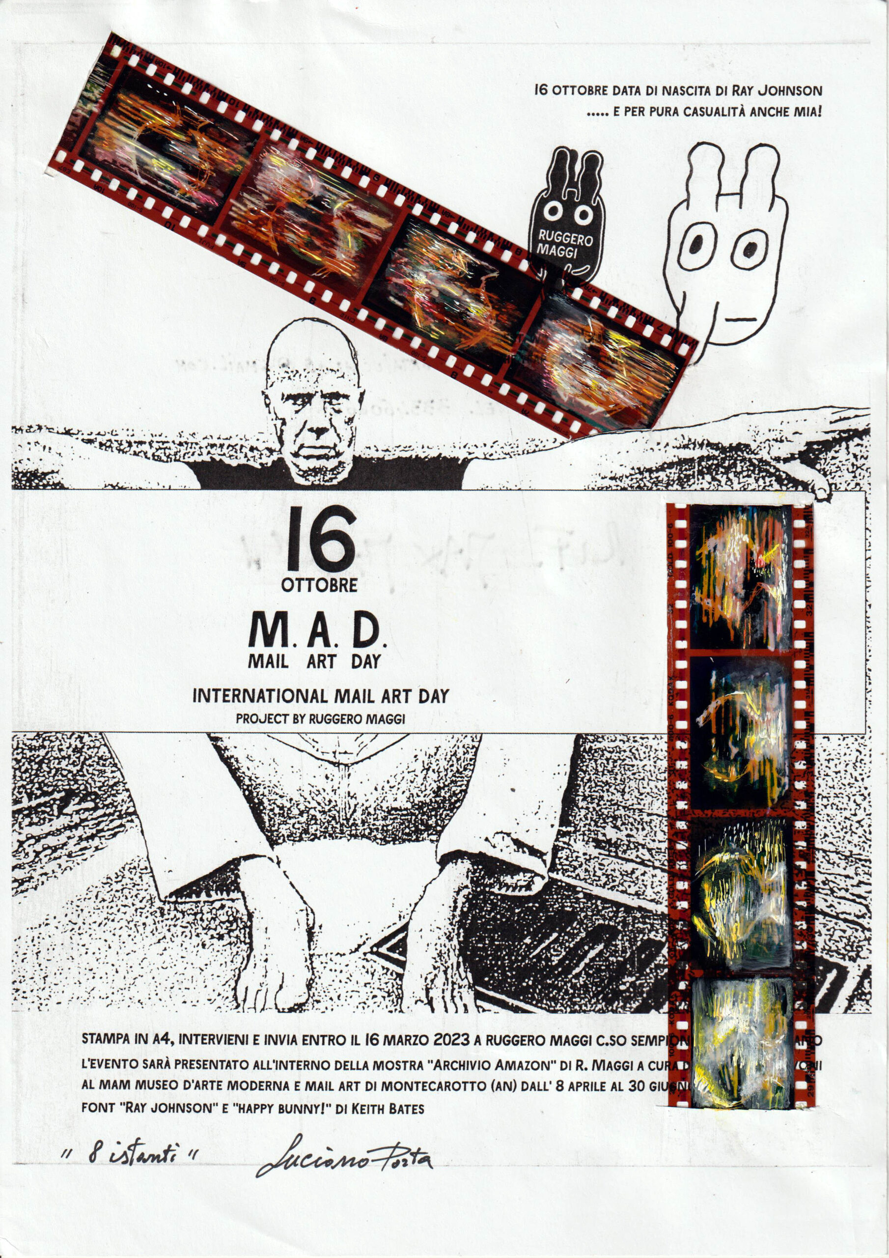 M.A.D. - Mail Art Day: Luciano Porta, Italy