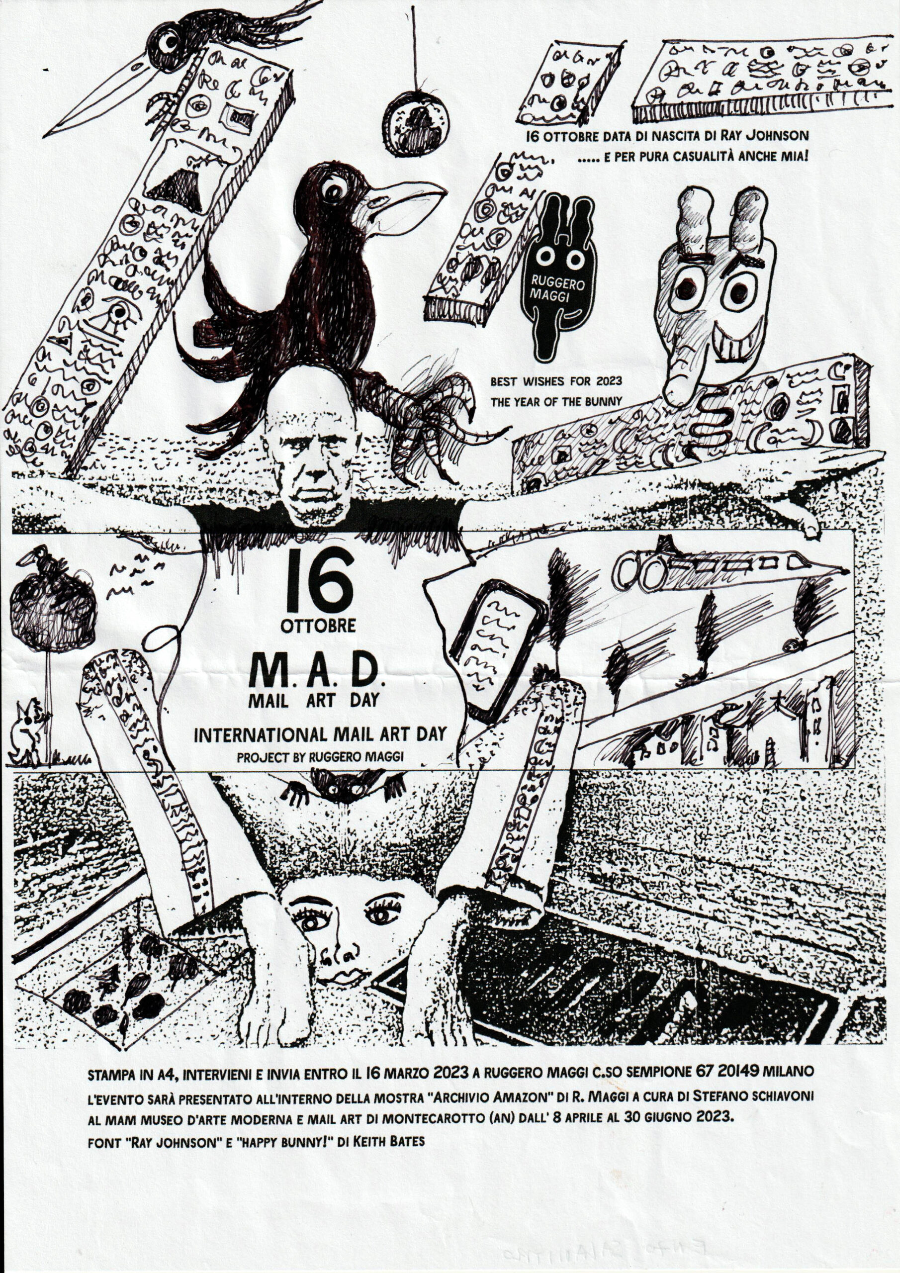 M.A.D. - Mail Art Day: Enzo Salanitro, Italy